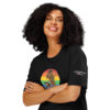 Audiostrobelight is for EVERYONE 757 Mermaid Unisex organic ribbed neck t-shirt - Image 4