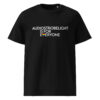 Audiostrobelight is for EVERYONE Rainbow Heart Unisex organic ribbed neck t-shirt - Image 6