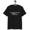 Audiostrobelight is for EVERYONE Rainbow Heart Unisex organic ribbed neck t-shirt - Image 11