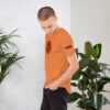 Audiostrobelight 757 Mermaid Shirtsleeve Tee on Burnt Orange - Image 2