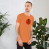Audiostrobelight 757 Mermaid Shirtsleeve Tee on Burnt Orange - Image 3