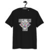 'Enough' (Unreleased Artwork V.2) organic ribbed neck t-shirt - Image 3
