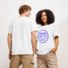 'Enough' (Unreleased Artwork) organic ribbed neck t-shirt - Image 15