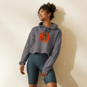 Audiostrobelight 757 Mermaid Crop Hoodie