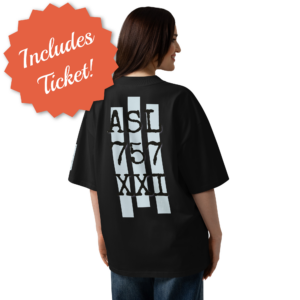 21st Birthday Show Bundle (Ticket + Oversized XXI Tee On Black)