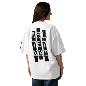 Audiostrobelight Oversized XXI Anniversary Mermaid Tee on White
